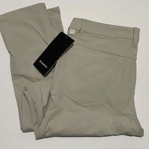 Lululemon 128usd size 30 Pant ABC slim 32"L color silverstone
